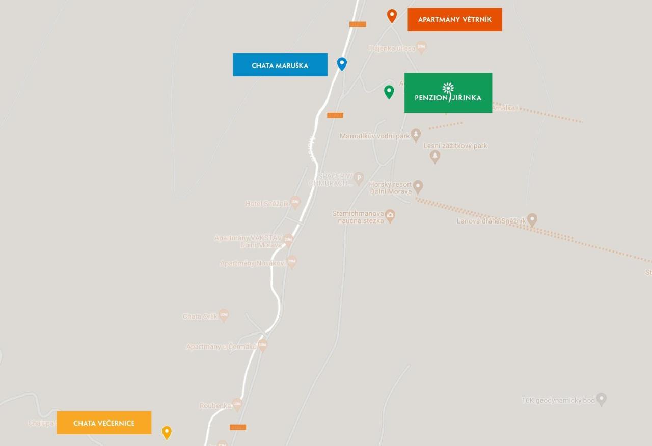 Apartmány Chata Večernice Dolní Morava Kültér fotó